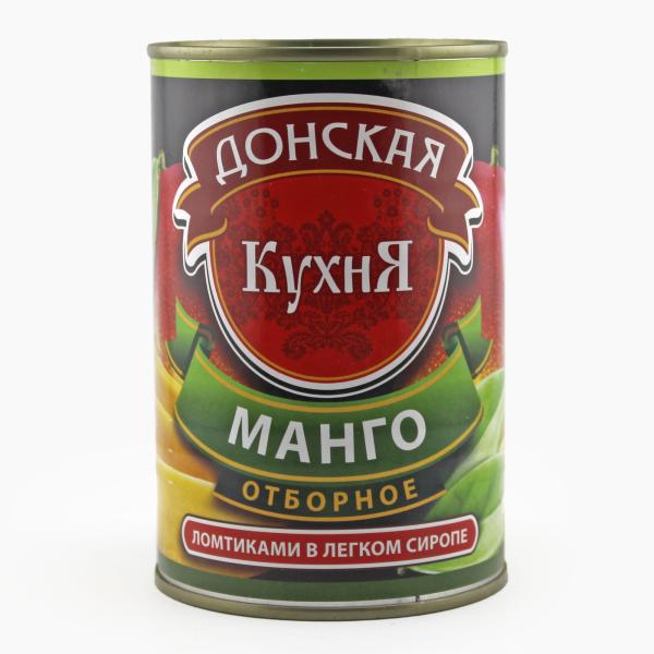 Компот ДОНСКАЯ КУХНЯ манго 425 гр ж/б